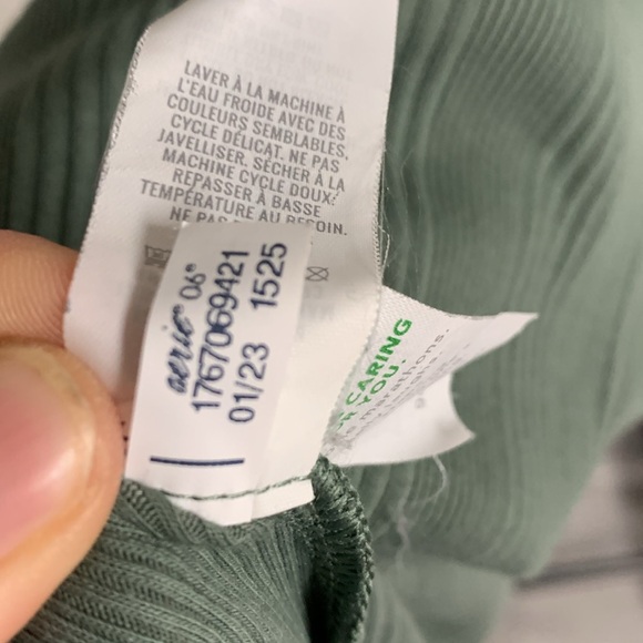 Aerie Ribbed One Shoulder Dress Size L - Picture 7 of 8